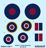 Tempest Roundels Early (for Eduard) (Decal)