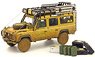 Land Rover Defender 110 Camel Trophy Support Unit Sabah-Malaysia 1993 Dirty ver.Yellow (Diecast Car)