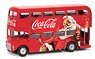ロンドンバス(2階建て)クリスマス Coca Cola (ミニカー)