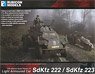 Sd.kfz.222/223 ドイツ軽装甲車 (プラモデル)