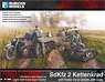 SdKfz 2 Kettenkrad with Trailer if.8 & Goliath with Crew (Plastic model)