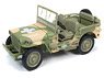 1941 Jeep Willys in Army Medic Camo Auto World Military Series (ミニカー)
