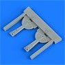 Bf109G-6 Undercarriage Covers (for Tamiya) (Plastic model)