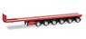 (HO) Nooteboom Ballast Trailer with 6 axle, Red (Model Train)