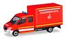 (HO) Mercedes-Benz Sprinter Double Cabin with Canvas `Fire Department Kehl` (Model Train)