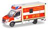 (HO) Mercedes-Benz Sprinter `13 Fahrtec ambulance `Rescue service Kreis Heinsberg` (Model Train)