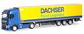 (HO) Renault T Refrigerated Box Semitrailer `Dachser` (Model Train)