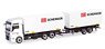 (HO) MAN TGX XXL Swap-body Trailer Truck `DB Schenker` (Model Train)