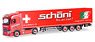 (HO) ルノー T冷蔵ボックス セミトレーラー`Schoni International` (鉄道模型)