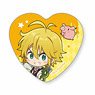 Pukasshu Heart Can Badge The Seven Deadly Sins: Wrath of the Gods/Meliodas (Anime Toy)