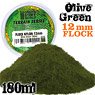 Static Grass Flock 12mm - Olive Green - 180ml (Plastic model)