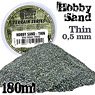 Fine Hobby Sand 180ml - Grey (Plastic model)
