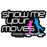 DanceDanceRevolution show me your moves 耐水ステッカー (キャラクターグッズ)