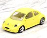VW New Beetle (Yellow) (Diecast Car)
