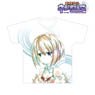 Animation [Hyperdimension Neptunia] Blanc/White Heart Ani-Art Full Graphic T-Shirts Unisex S (Anime Toy)