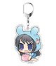 Rascal Does Not Dream of Bunny Girl Senpai Chi-Kids Acrylic Key Ring Mai (Anime Toy)