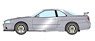Nissan Skyline GT-R (BNR34) 1999 Athlete Silver (Diecast Car)