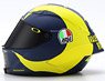 Vロッシ 2018年 motoGP AGV ヘルメット (ミニカー)
