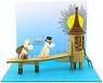 [Miniatuart] Moomin Mini : Bathing Hut (Assemble kit) (Railway Related Items)