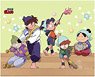 Nintama Rantaro A3 Tapestry Rantaro & Kirimaru & Shinbei & Hansuke Doi (Anime Toy)