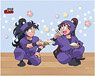 Nintama Rantaro A3 Tapestry Heisuke Kukuchi & Kanemon Ohama (Anime Toy)