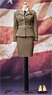 Female Outfit WWII US Army Female Agent Uniform (Fashion Doll)
