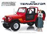 Artisan Collection - The Terminator (1984) - 1983 Jeep CJ-7 Renegade with Sarah Connor Figure (ミニカー)