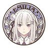 Re: Life in a Different World from Zero Art Nouveau Series Can Badge Emilia (Anime Toy)