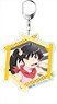 Monogatari Series Puku Puku Karen Araragi (Increasing Joshiryoku) Acrylic Key Ring (Anime Toy)