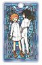 The Promised Neverland Stained Glass ABS Pass Case Emma & Ray (Anime Toy)