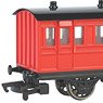 (OO) Red Brake Coach (HO Scale) (Model Train)