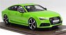 Audi RS7 2017 sportback performance Apple Green Metallic (ミニカー)