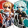 ソードアート・オンライン ゲームドット トレーディング缶バッジ B コンプリートBOX (8個セット) (キャラクターグッズ)