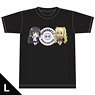 ダンベル何キロ持てる？ Tシャツ [ひびき&朱美] Lサイズ (キャラクターグッズ)