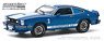 1976 Ford Mustang II Cobra II - Blue with White Stripes (ミニカー)