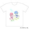 Re: Life in a Different World from Zero Full Color T-Shirt (Ram and Rem / Childhood) M Size (Anime Toy)