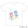 Re: Life in a Different World from Zero Full Color T-Shirt (Ram and Rem / Childhood) XL Size (Anime Toy)