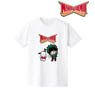 My Hero Academia x Sanrio Characters Izuku Midoriya x Pochacco T-shirt Ladies S (Anime Toy)