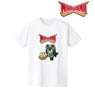 My Hero Academia x Sanrio Characters Tsuyu Asui x Kero Kero Keroppi T-shirt Ladies S (Anime Toy)