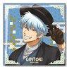 Gin Tama Square Can Badge Gintoki Sakata (Anime Toy)