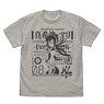 Evangelion Mari Illustrious Makinami T-Shirts Light Gray S (Anime Toy)
