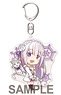 Re:Zero -Starting Life in Another World- Acrylic Key Ring Emilia Winter Close Coat Ver. (Anime Toy)