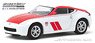 Tokyo Torque Series 8 - 2020 Nissan 370Z Coupe 50th Anniversary - White and Red (Diecast Car)