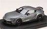 Toyota GR Supra (A90) w/GR Parts Matte Storm Gray Metallic (Diecast Car)