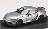 Toyota GR Supra (A90) w/GR Parts Silver Metallic (Diecast Car)