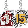 Monster Hunter 15th Main Monster Icon Stained Mascot Collection (Set of 14) (Anime Toy)