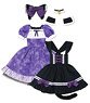 50 Moonlit Night Prank Cat Maid Set (Purple x Black) (Fashion Doll)