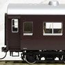 1/80(HO) J.N.R. Passenger Car Type OHANE17 (Electric Heating / Brown) (Model Train)