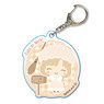 Acrylic Key Ring Cells at Work! -Design Produced by Sanrio- Macrophage (Anime Toy)