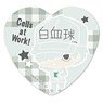 ハート缶バッジ はたらく細胞 -Design produced by Sanrio- 白血球(好中球) (キャラクターグッズ)